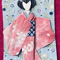 Japanese Origami Paperdoll