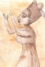 Queen Nefertiti offering to Aten, Egypt.jpg