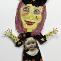 Things With Wings - Creepy Paper Doll Swap