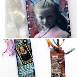 Artsy Leftover Bookmarks