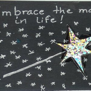 Embrace the magic black and silver to okwiccan