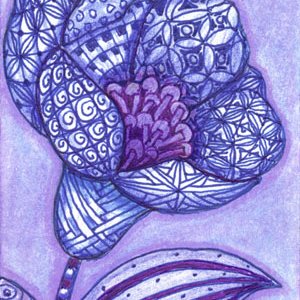 Blue and Purple April Entry