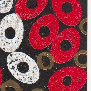 Abstract Art-Red.Black and White
