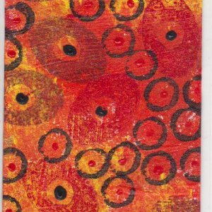 A La Carte Mixed Media ATC Swap
