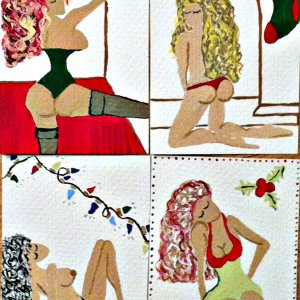 Misfit X-Mas Pin-up Swap