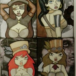 so steamy steampunk chics swap
