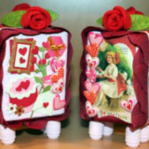 Valentine ATB's - Artist Trading Blocks