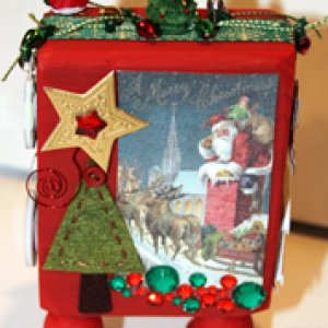 Christmas ATB's - Artist Trading Blocks
