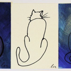 Picasso-style cats