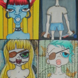 weird, dark, goth swap