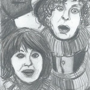 Doctor Who and Sarah Jane - Custom Card for delli