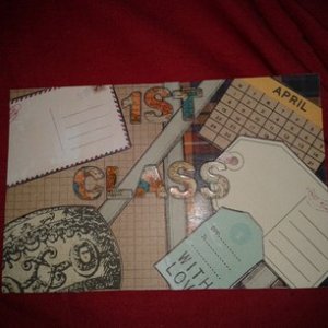 Travel themed postcards