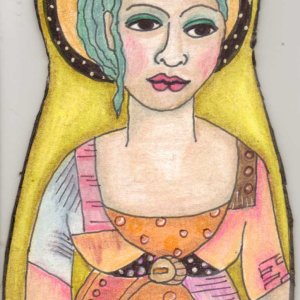 Jane Spakowsky inspired art doll