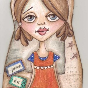 Diane Duda inspired art doll