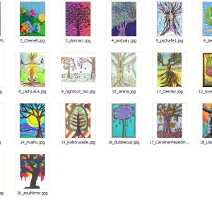 2014 March Whimisical Trees Entries