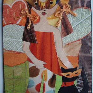 Funky Fairy and Kitty Ready for Halloween