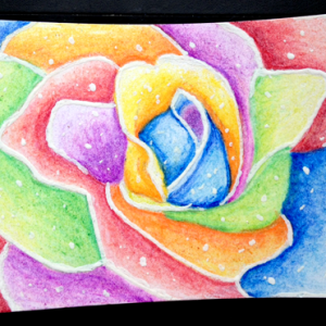 Rainbow Rose