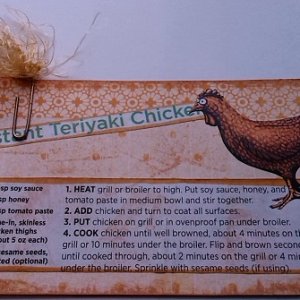 Recipe Card ! Chicken Teriyaki