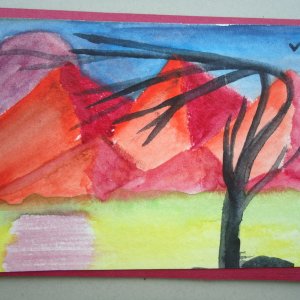 False color landscape