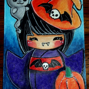 Halloween Kokeshi 2