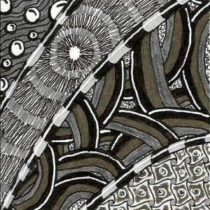 Monochrome Zentrangle