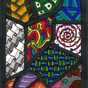 Collaborative Zentangle #1