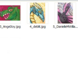 2015 August Monthly Contest Entrants - Theme Dragons