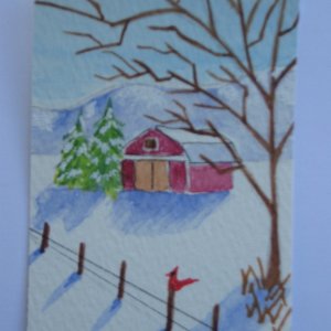 "Winter Scene" for GwennieJo for Mid-Nov. PAT