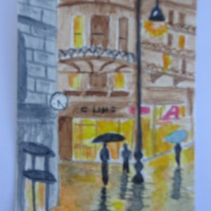 "City Streets at Night" (Vienna) for Michelle81 for Mid-Nov. PAT