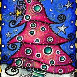 "Whimsical Christmas tree" November contest