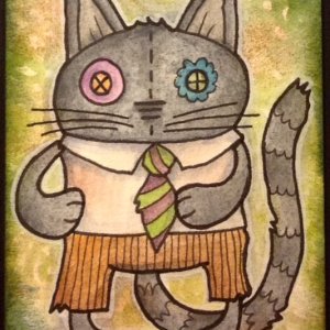 Junker Jane Cat ATCs