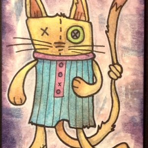Junker Jane Cat ATCs