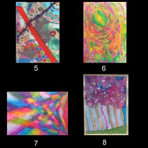 2016 November Monthly ATC Contest Entries - Theme:  Abstracts