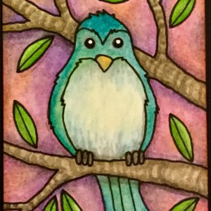 Whimsical Bird ATCs