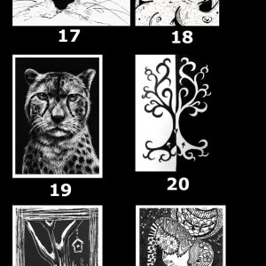 2017 January Monthly ATC Contest - Theme: Black & White