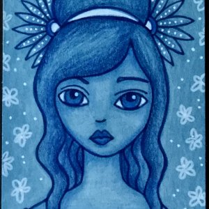 Spring Whimsical Girls ATCs