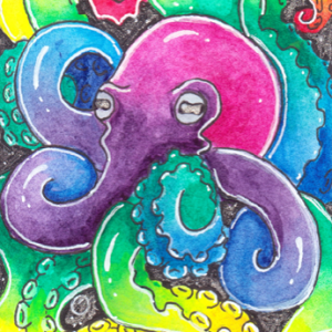Rainbow Octopus