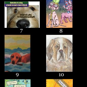 2017 April Monthly ATC Contest Entries - Theme: Dogs