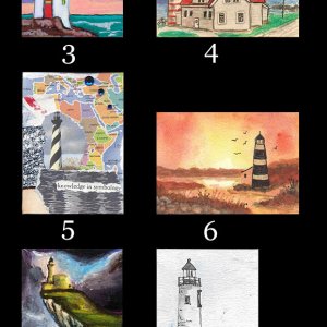 2017 June ATC Monthly Contest- Theme: Lighthouses