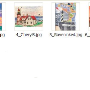 2017 June Monthly ATC Contest - Theme: Lighthouses - Entrants