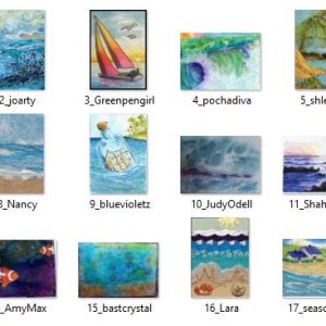 March 2018 ATC Contest~Waterscapes