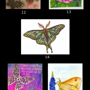 April 2018 ATC Contest - Butterflies & Moths