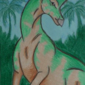 Draw Dinovember: Lambeosaurus (On hold)