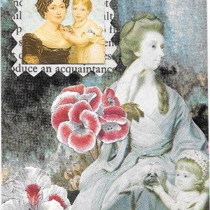 Faux Postage Stamp Swap