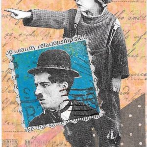 Faux Postage Stamp Swap