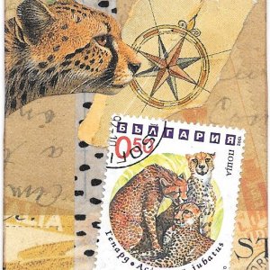 Postage Stamp ATCs Swap - Cats