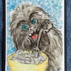 Yeti with Spaghetti