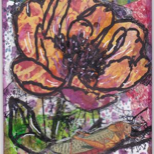 JATART 1 orange flower +bug