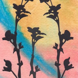 Silhouette tip-in - Flower and Bee-utiful