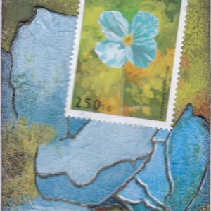 PS ATHON 4 blue flowers